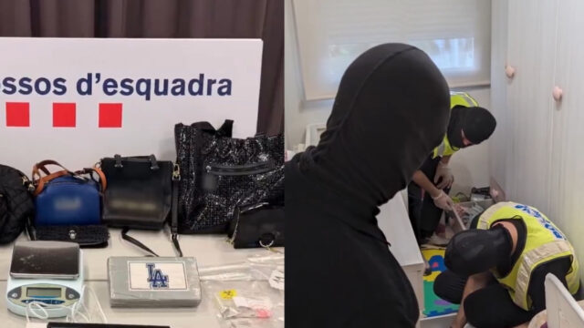 Imatge d'objectes intervinguts a l'operació a Tortosa (Mossos d'Esquadra)