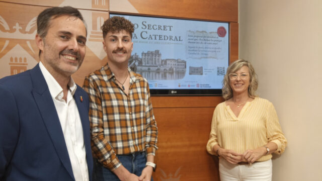 Imatge de la presentació de ‘Lo Secret de la Catedral’ (Ajuntament de Tortosa)