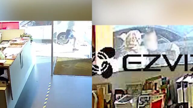 Imatges del moment del robatori a Tortosa (Mossos d'Esquadra)